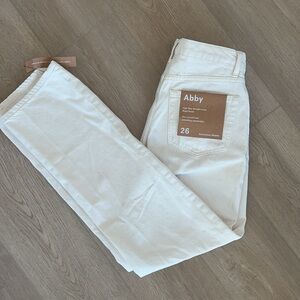 Reformation Abby high rise straight Jean